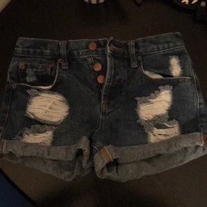 Forever 21 Size 24 High Wasted Shorts